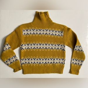 Vintage Donmoor Kids Fair Aisle 100% Virgin Orlon Acrylic Sweater Size 7